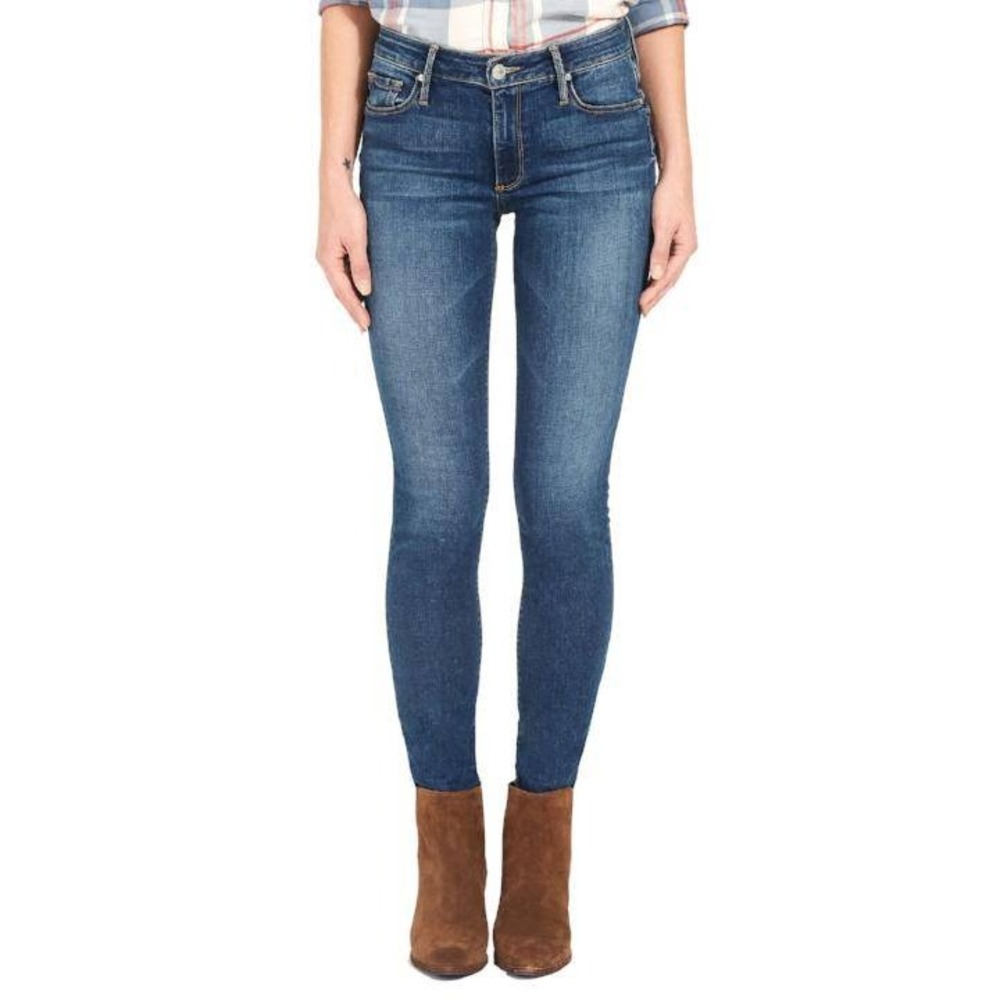 NWT Black Orchid Women's Blue Jude Mid Rise Super Skinny Jeans‎ Size 25